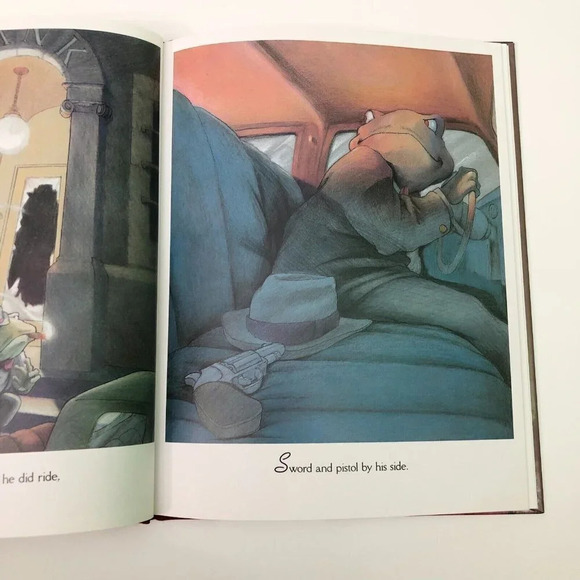 Vtg 1992 Froggy Went A Courtin Hardcover Book By Kevin  Omalley DJ HC - Picture 13 of 16